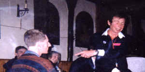 Ivan Steward cautions an audience memeber
