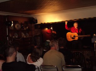 Peter Buckley Hill On Stage at The Canon's Gait